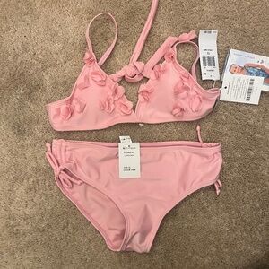 Girls pink bikini, size 12. NWT